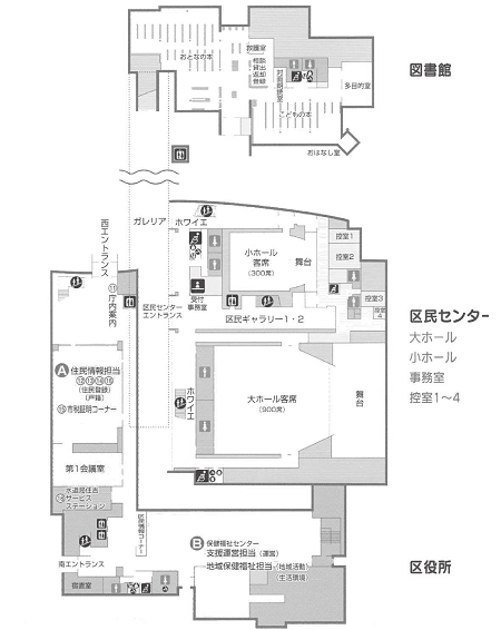 1f平面図